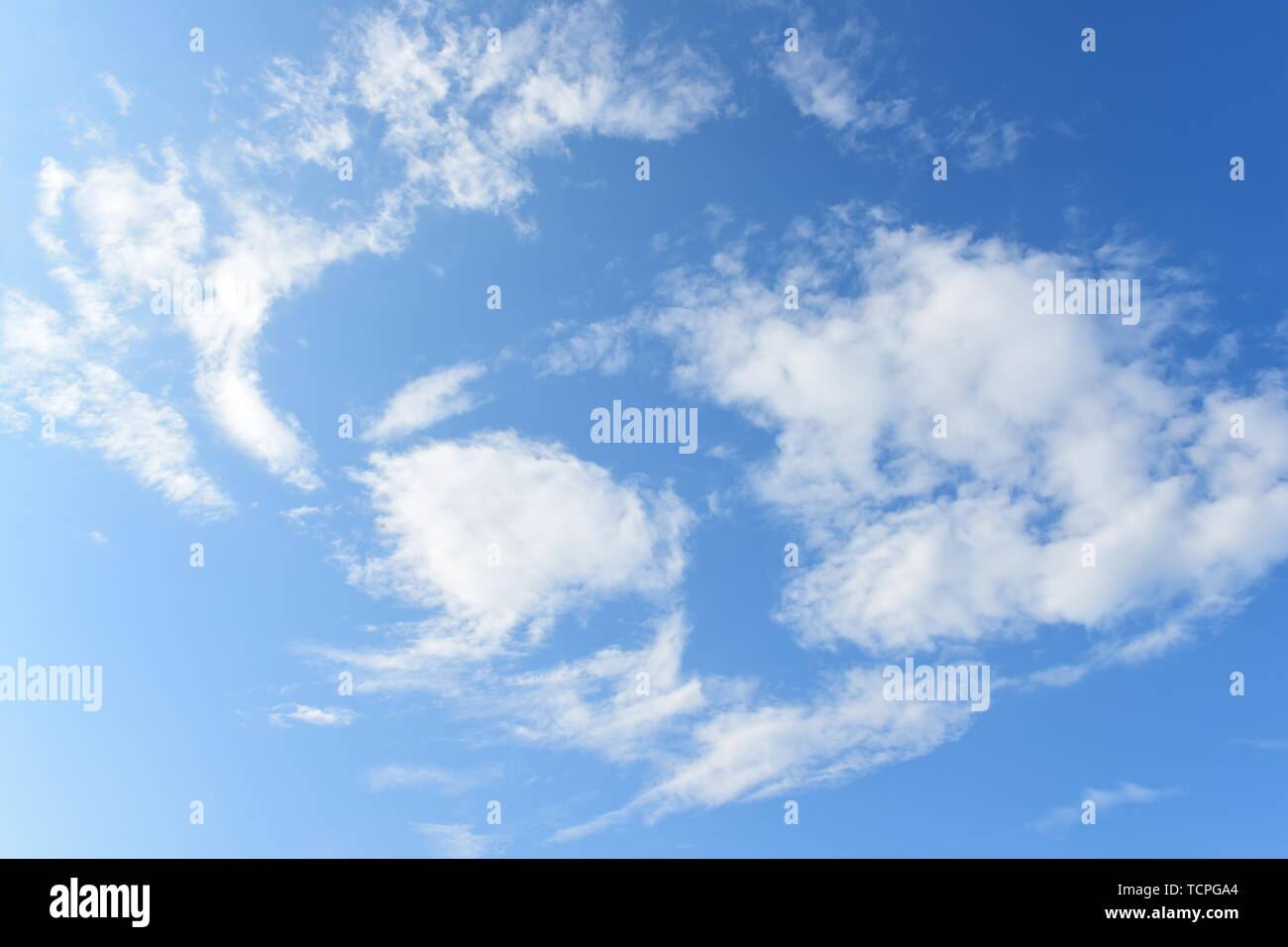 Blue Sky White Cloud Stock Photo