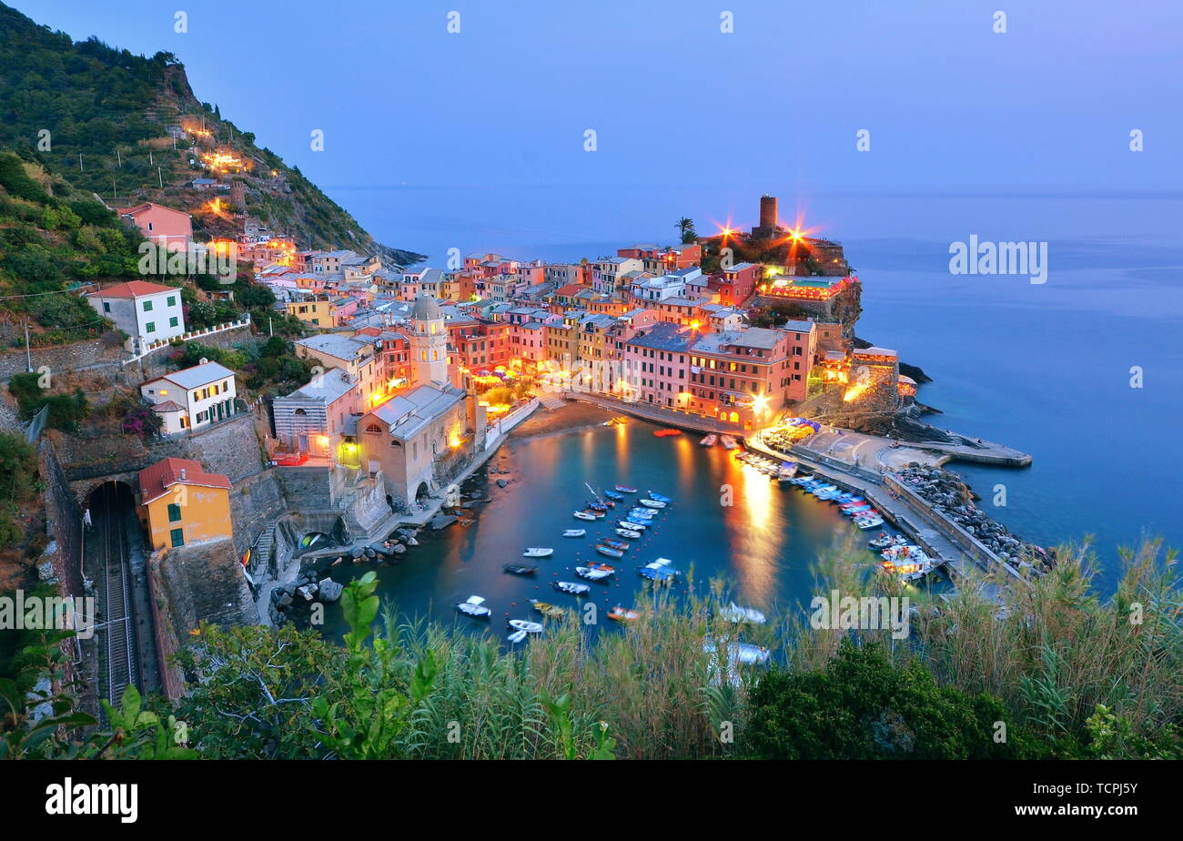 Five fishing village, Italy Stock Photo Alamy