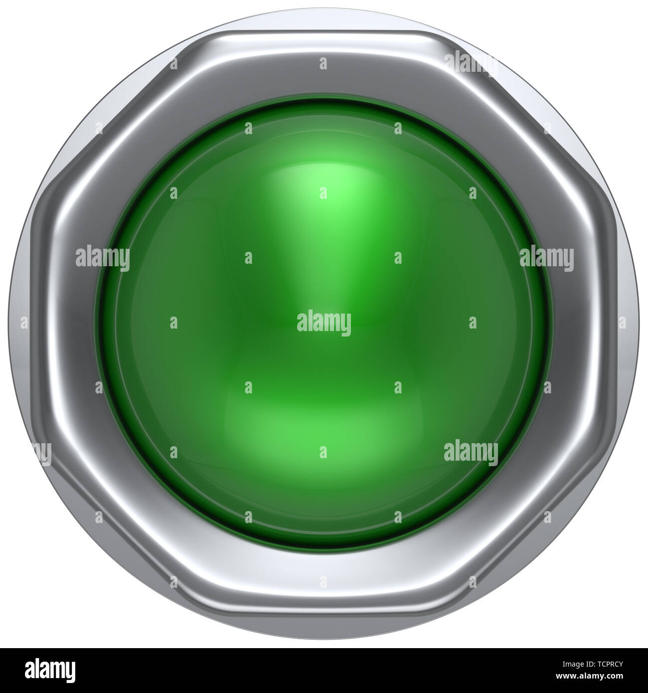 Push button green indicator activate ignition detector lamp start turn