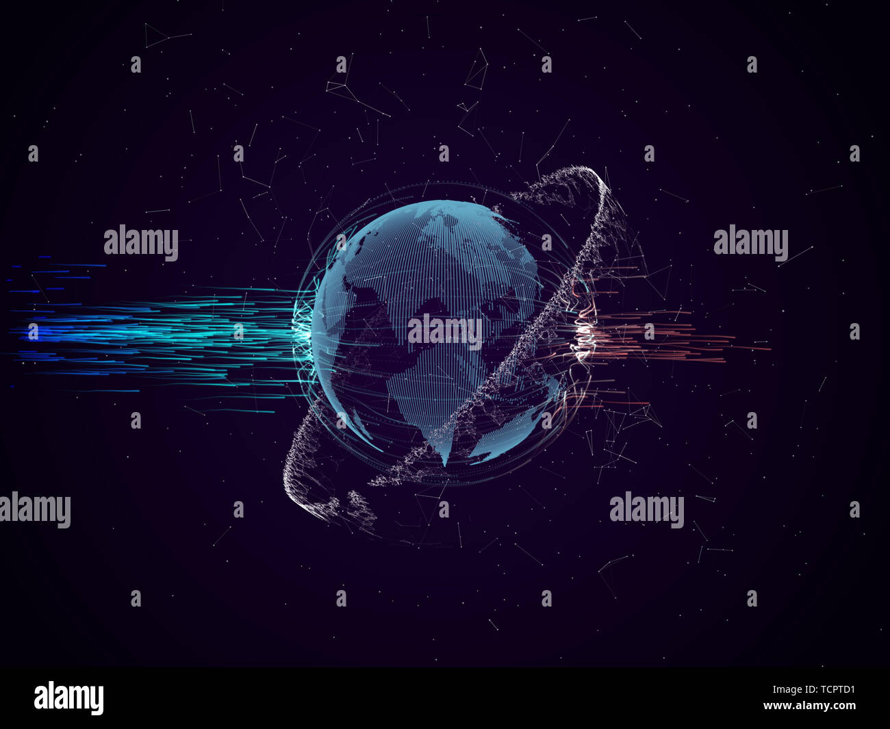 Network science data technology hi-res stock photography and images - Alamy