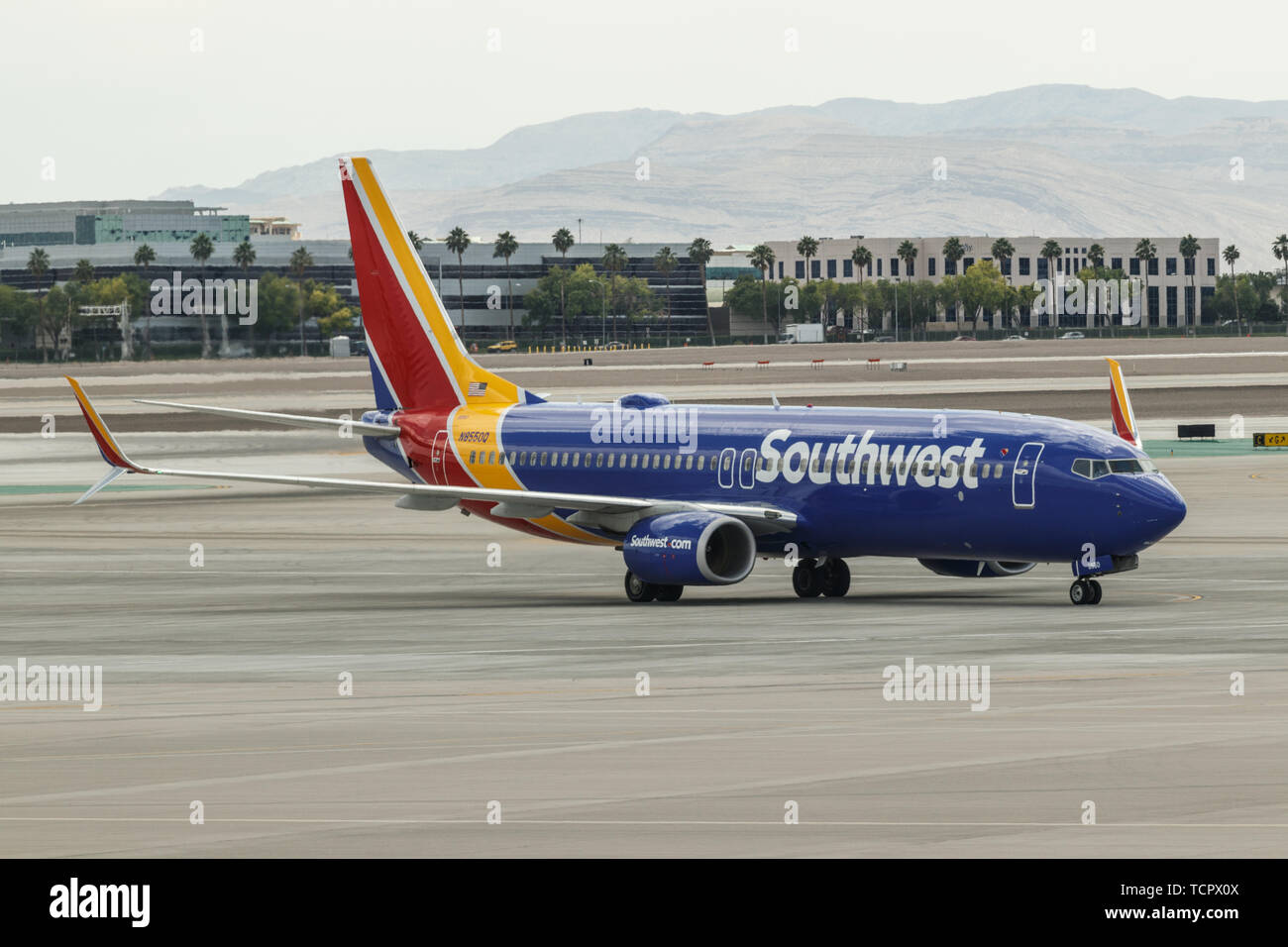 Southwest Airlines Boeing 737s preparing for departure. Southwest is