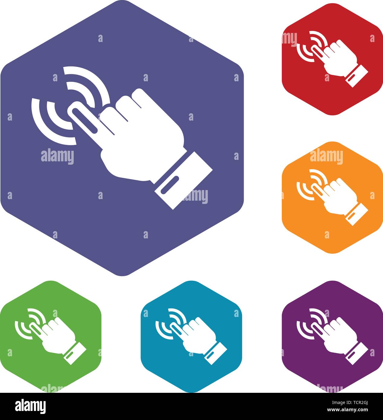 Cursor hand icon, simple black style Stock Vector Image & Art - Alamy