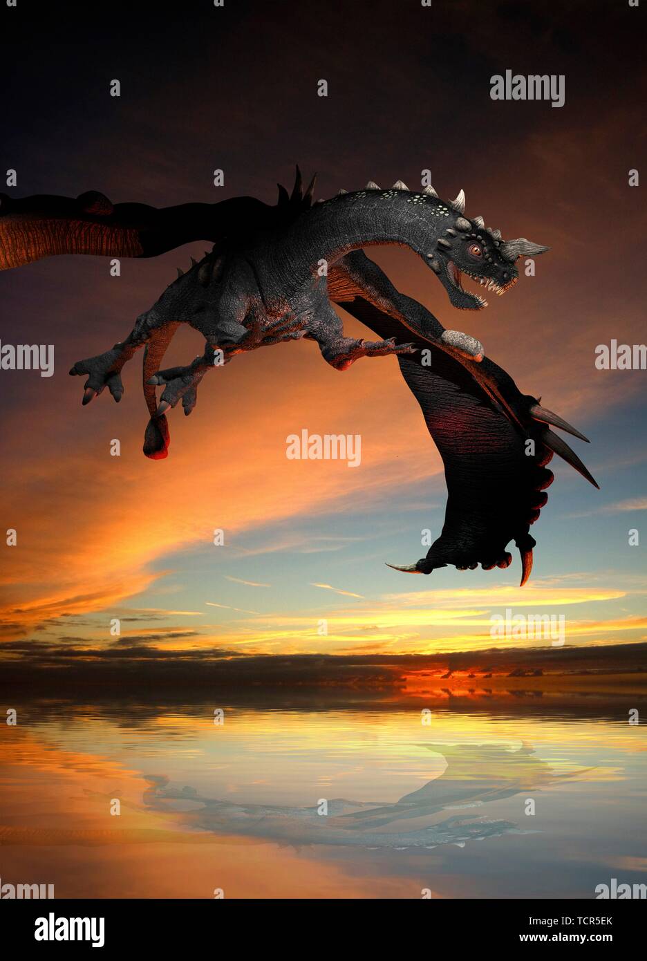 Dinosaur, illustration Stock Photo