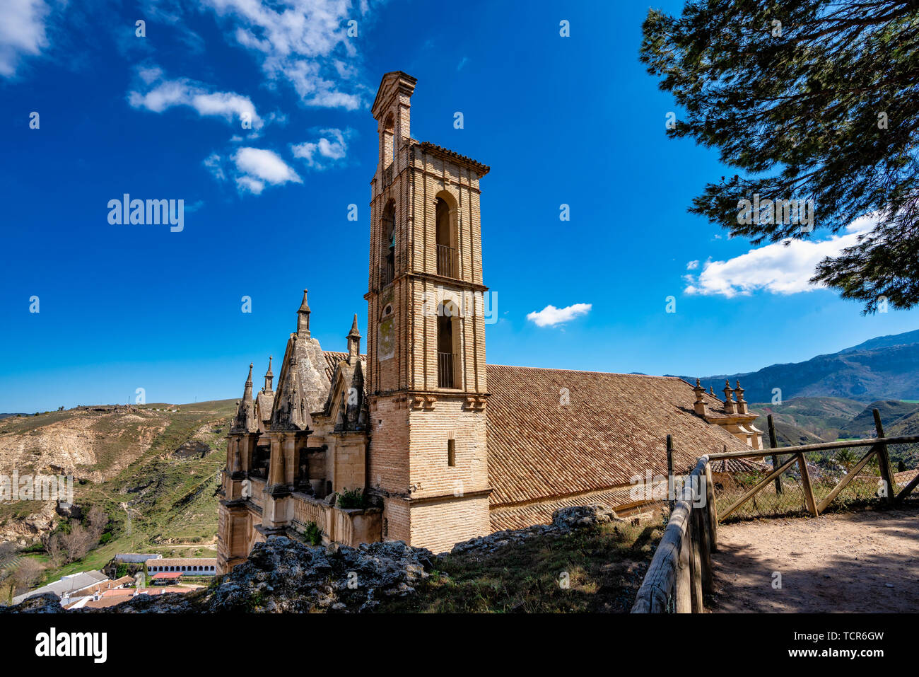 Santa Maria church in Antequera, Malaga Province, Andalusia, Spain Stock Photo