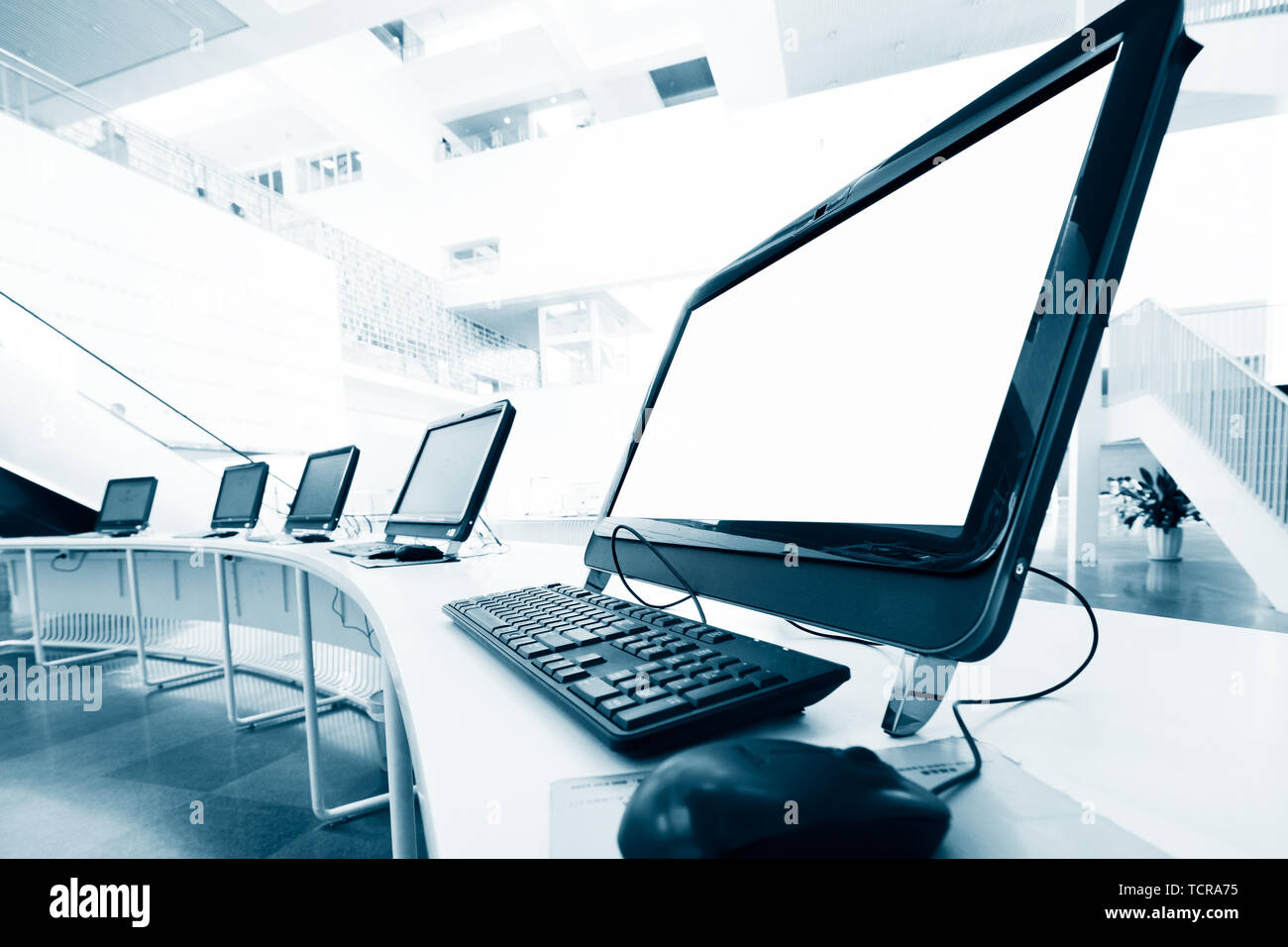 modern computer in technology exhibition Stock Photo - Alamy