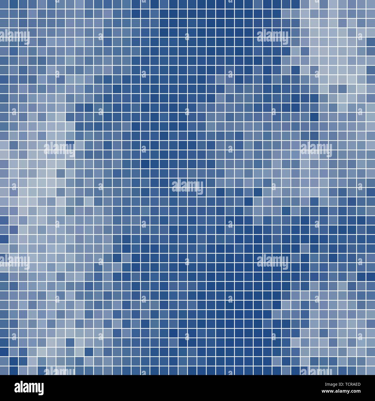 abstract vector square pixel mosaic background - blue Stock Vector ...