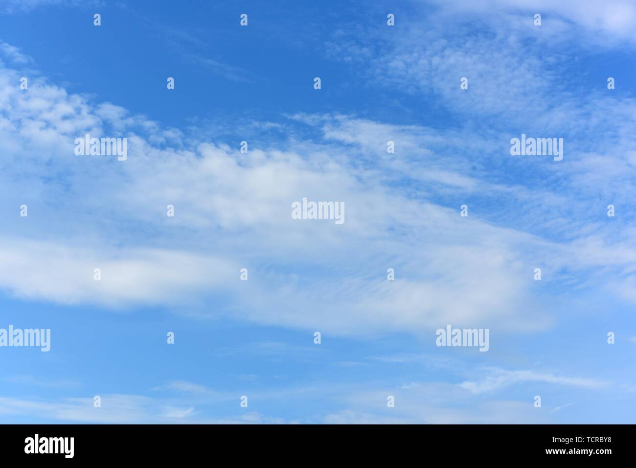 Blue Sky White Cloud Stock Photo