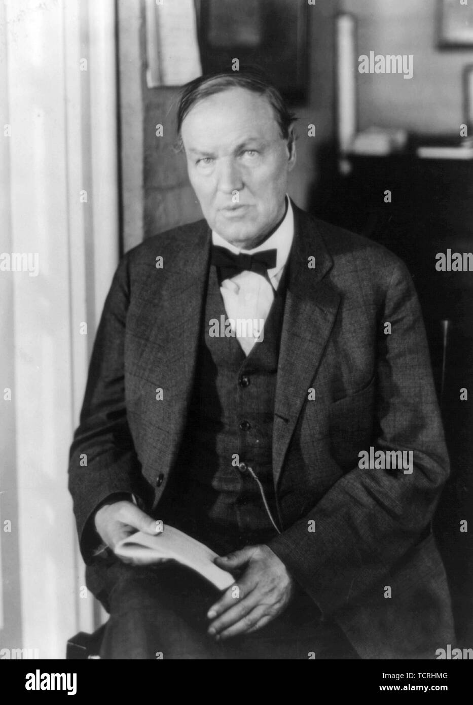 Clarence Seward Darrow (1857 – 1938) American lawyer who became famous in the early 20th century for his involvement in the Leopold and Loeb murder trial Stock Photo