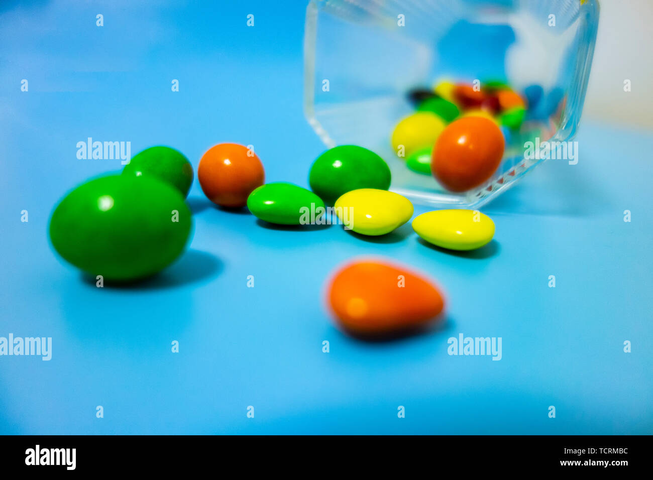 All kinds of chocolate candy Stock Photo Alamy