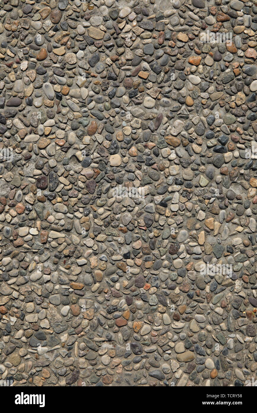 Fine cobblestone ground background Stock Photo