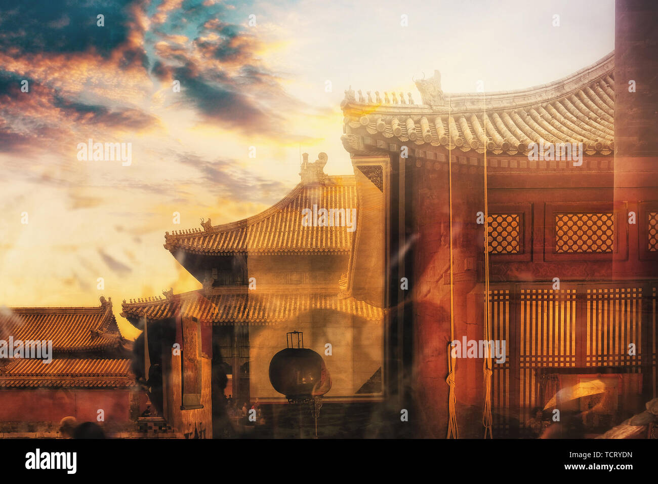 Forbidden City Architecture Stock Photo