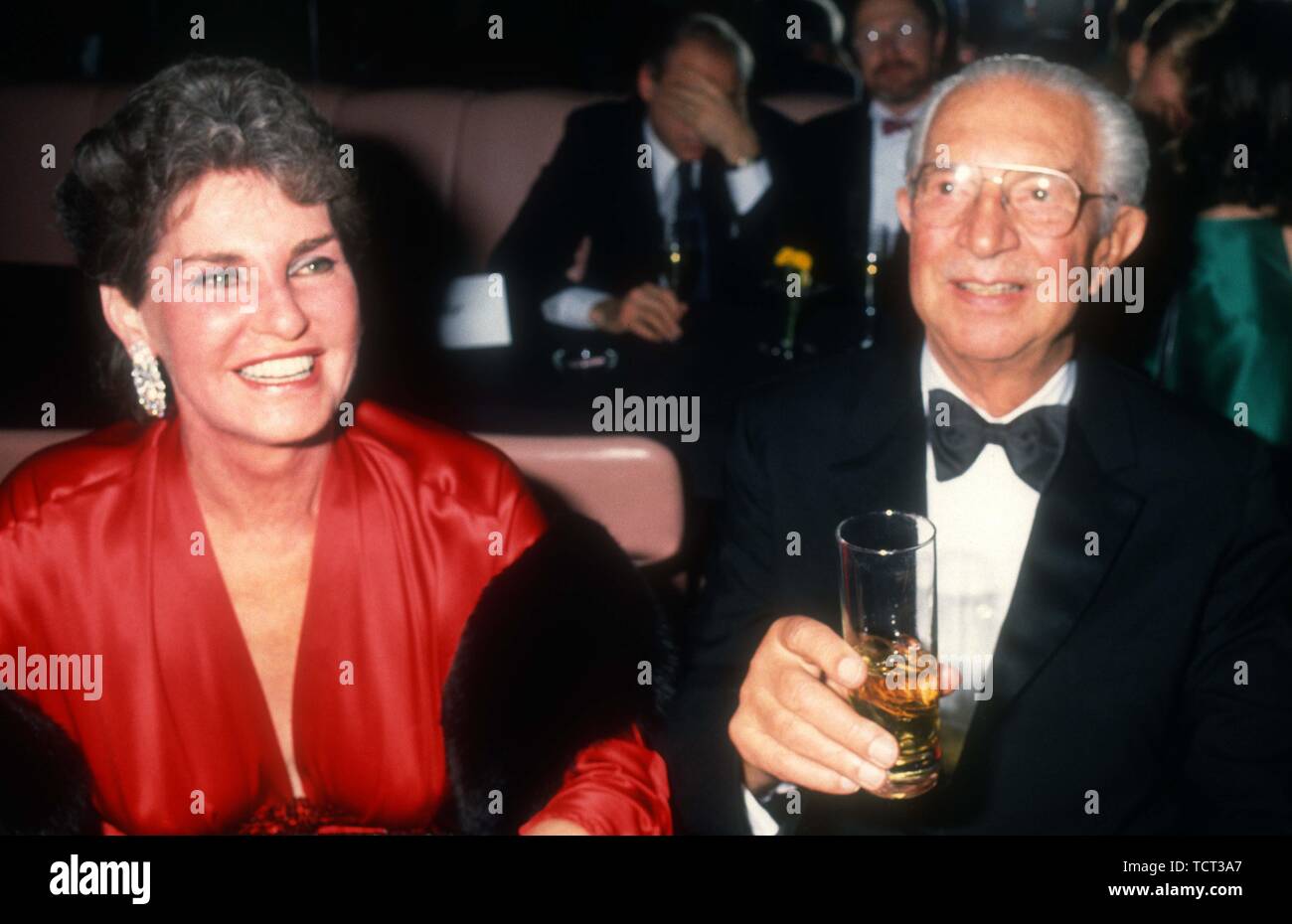 Leona Helmsley Harry Helmsley 1988 Michael Ferguson/PHOTOlink.net Stock Photo