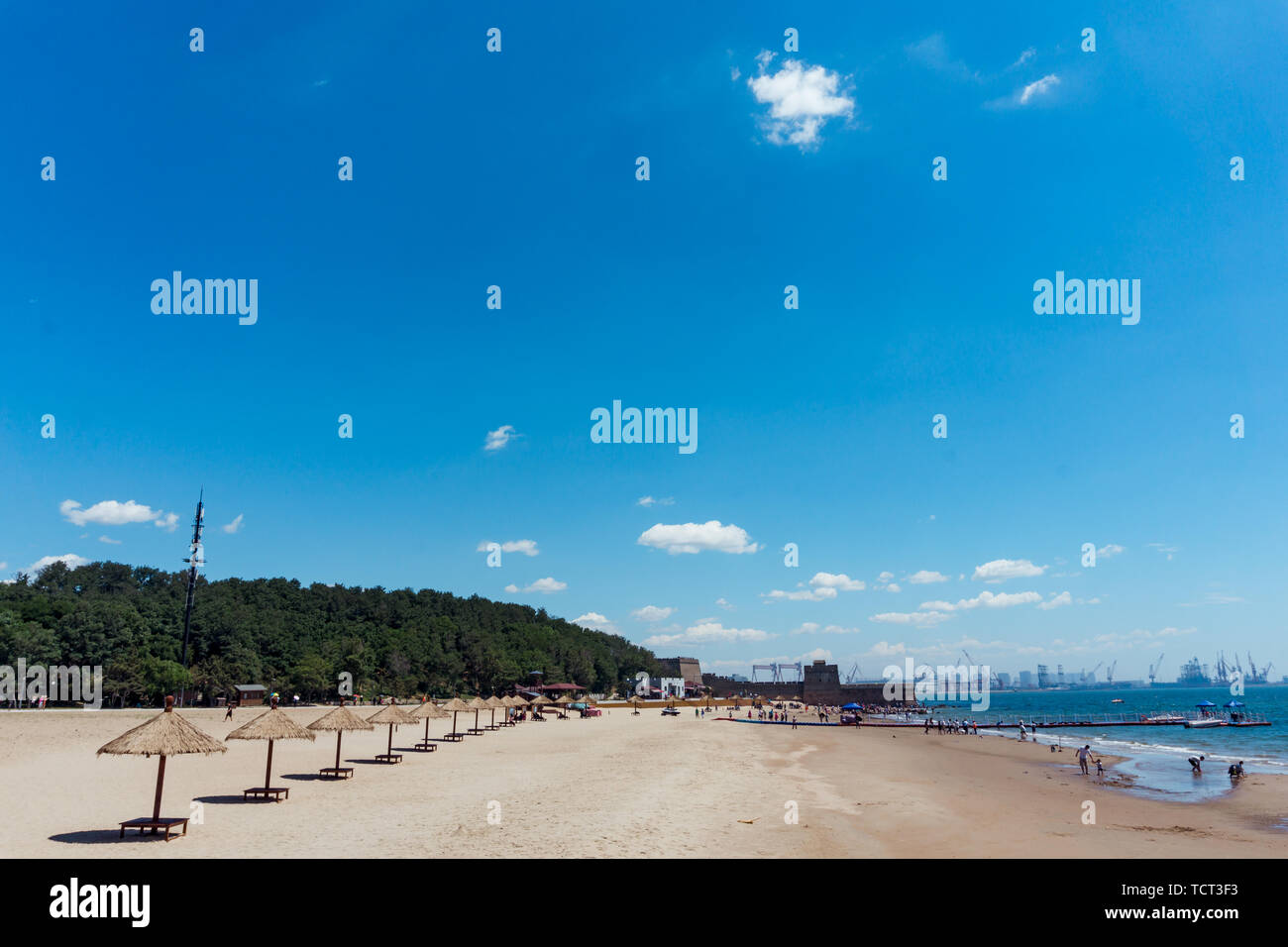 Summer pastime no one has the beach hi-res stock photography and images ...