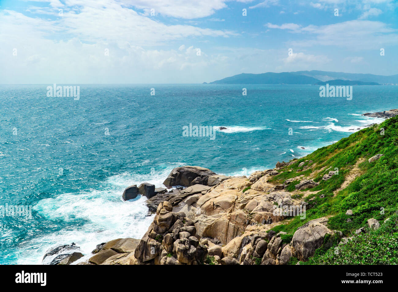 The scenery of Wuzhizhou Island Stock Photo - Alamy