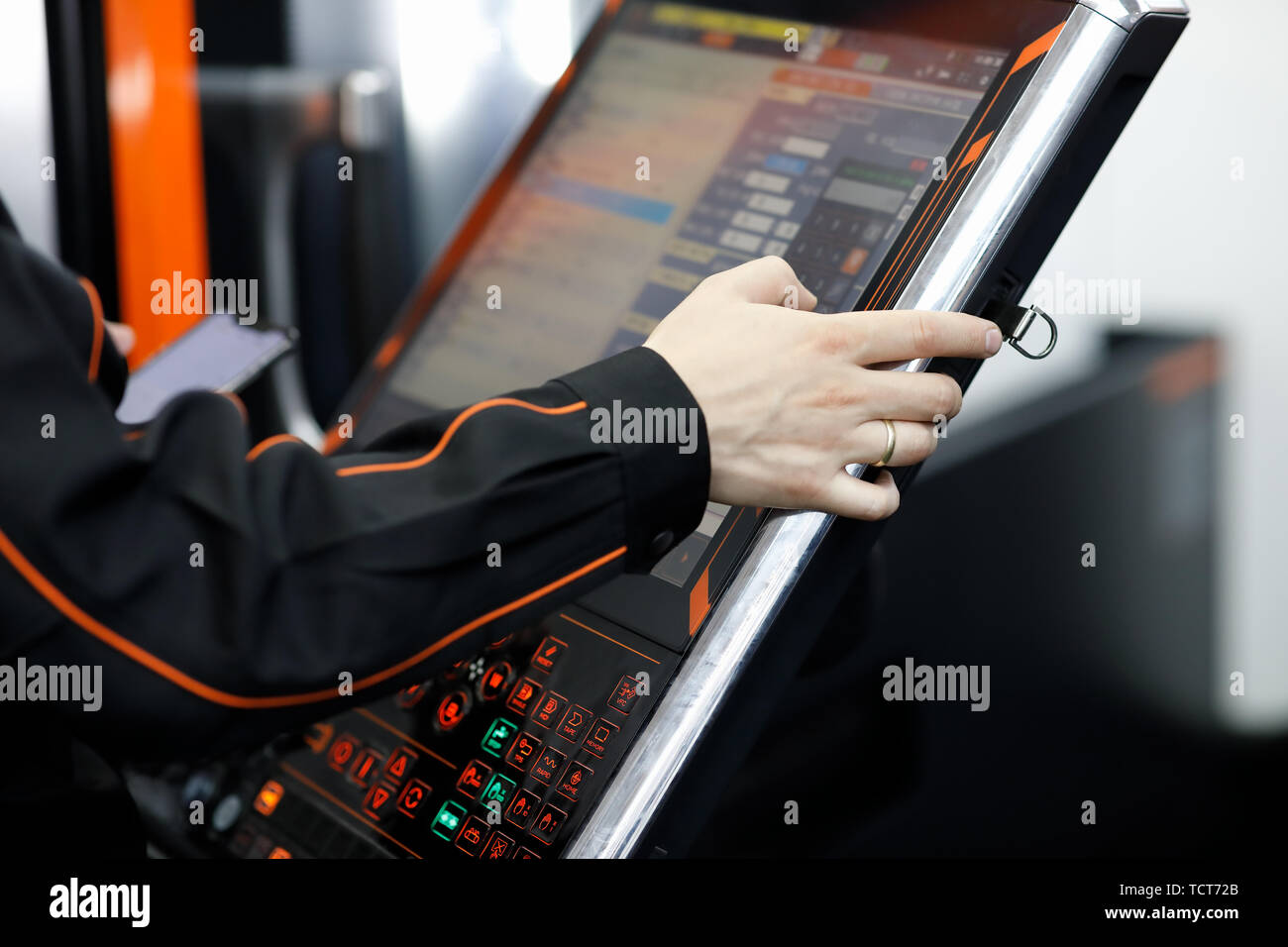 Metal press operator hi-res stock photography and images - Alamy