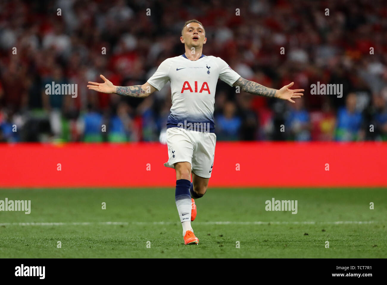 Kieran Trippier of Tottenham Hotspur - Tottenham Hotspur v Liverpool ...