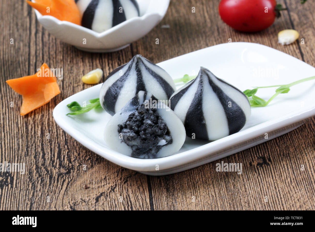 fish rafts Stock Photo