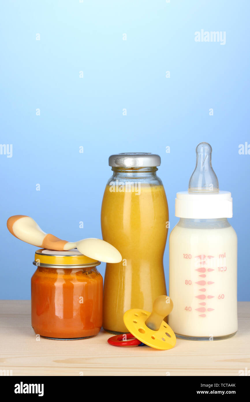 baby food in a bottle