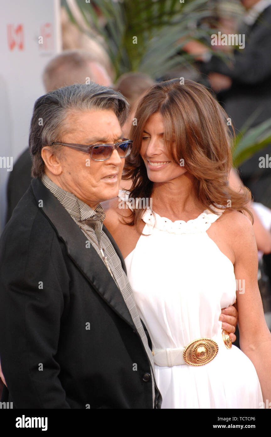 LOS ANGELES, CA. June 12, 2008 Robert Evans & Lady Victoria White at the AFI Life Achievement
