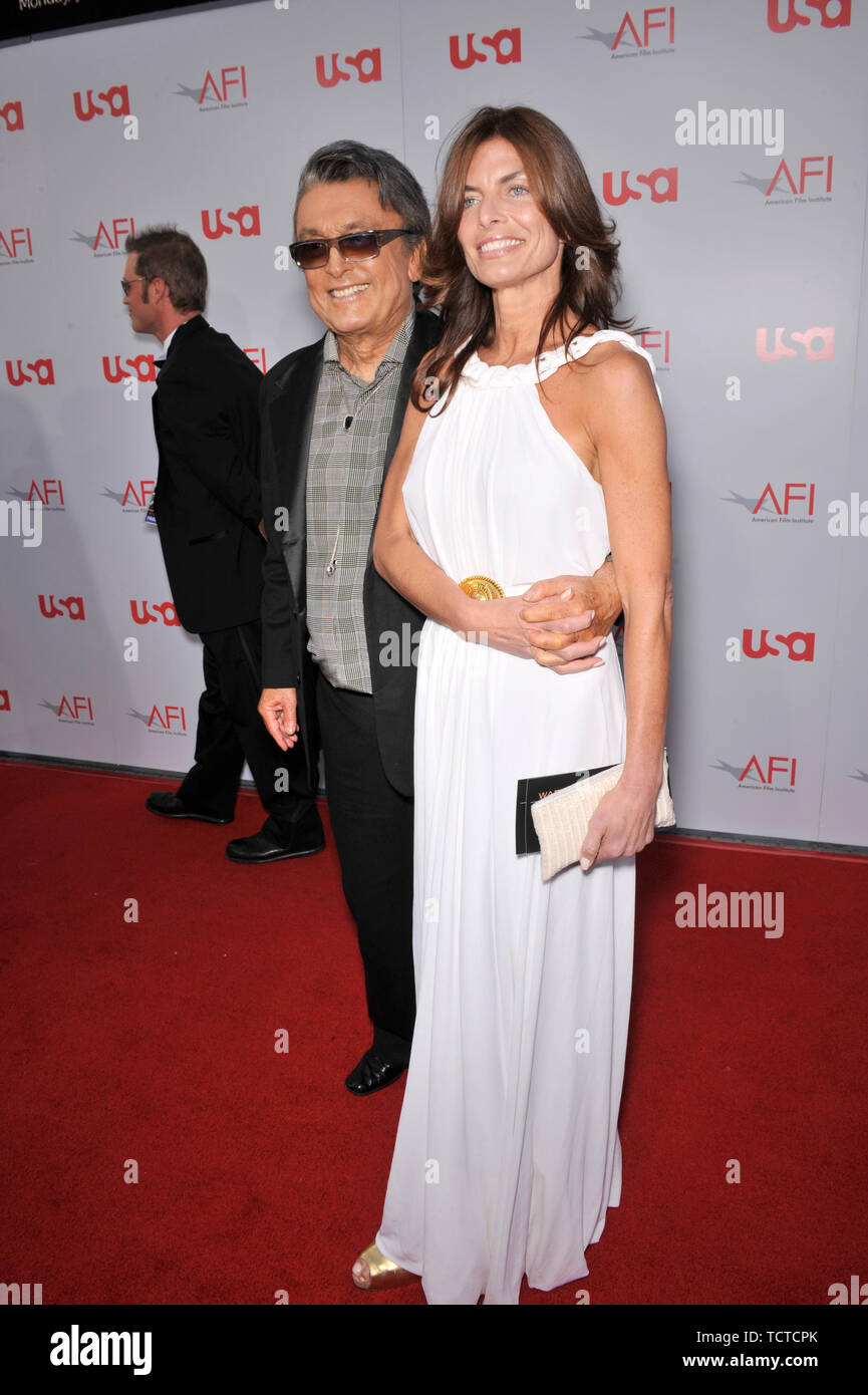 LOS ANGELES, CA. June 12, 2008 Robert Evans & Lady Victoria White at