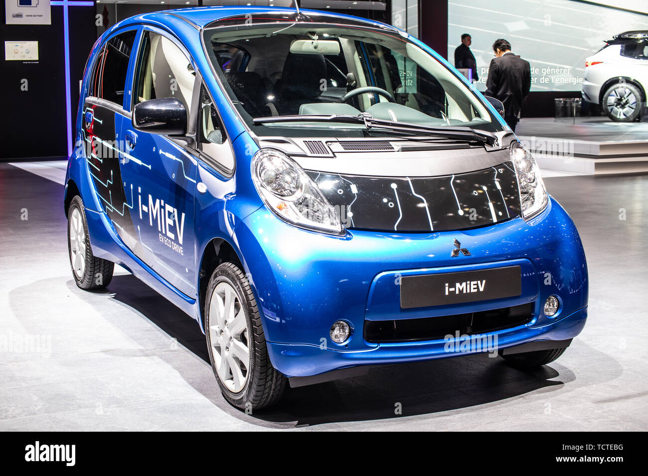 Geneva, Switzerland, March 06, 2019: Mitsubishi I-MiEV Eco Drive EV  electric vehicle car at Geneva International Motor Show, produced by  Mitsubishi Stock Photo - Alamy