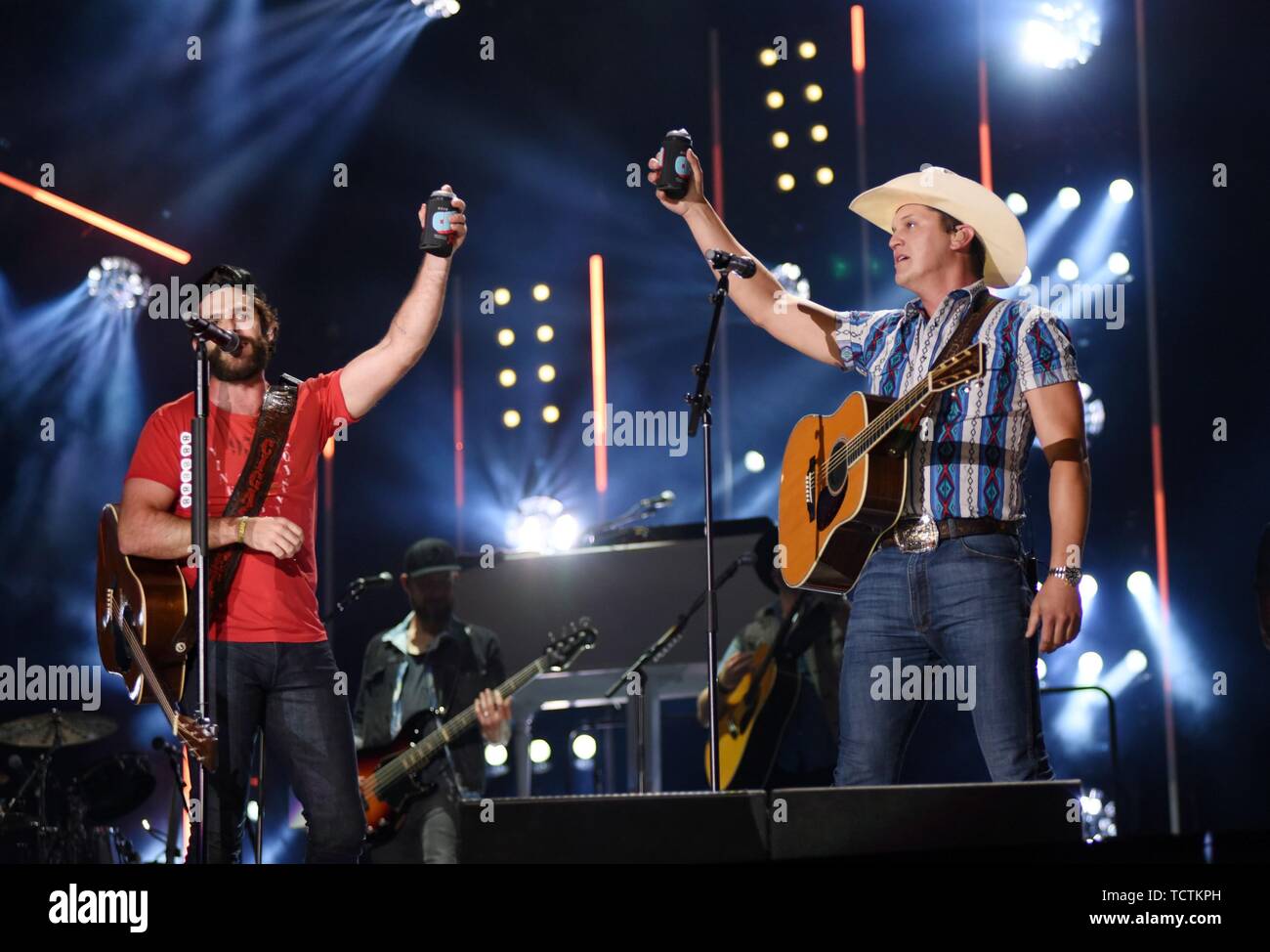 Nashville, TN, USA. 7th June, 2019. Thomas Rhett, Jon Pardi in attendance for Country Music Association CMA FEST 2019 - FRI, Nashville, TN June 7, 2019. Credit: Derek Storm/Everett Collection/Alamy Live News Stock Photo