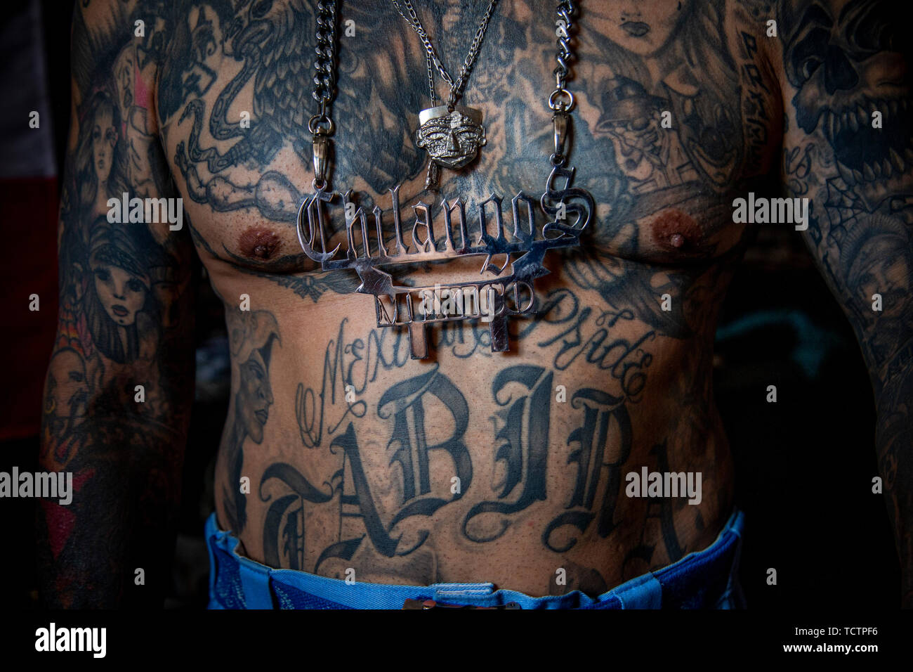 Mexican Chest Tattoos For Men