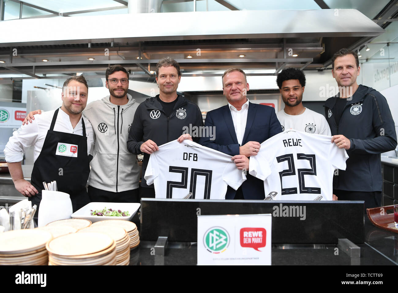 Mainz Germany 10th June 19 Anton Schmaus Dfb Chef Jonas Hector Germany Assistant Coach Marcus Sorg