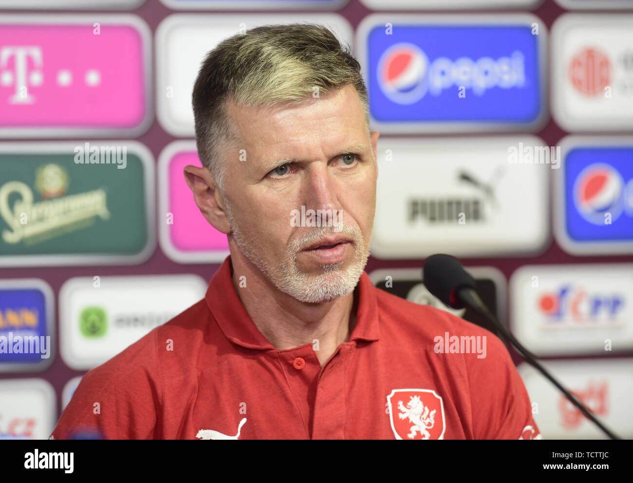 SOCCER CZECH REPUBLIC TEAM PREPARATIONS PRESS CONFERENCE - Press