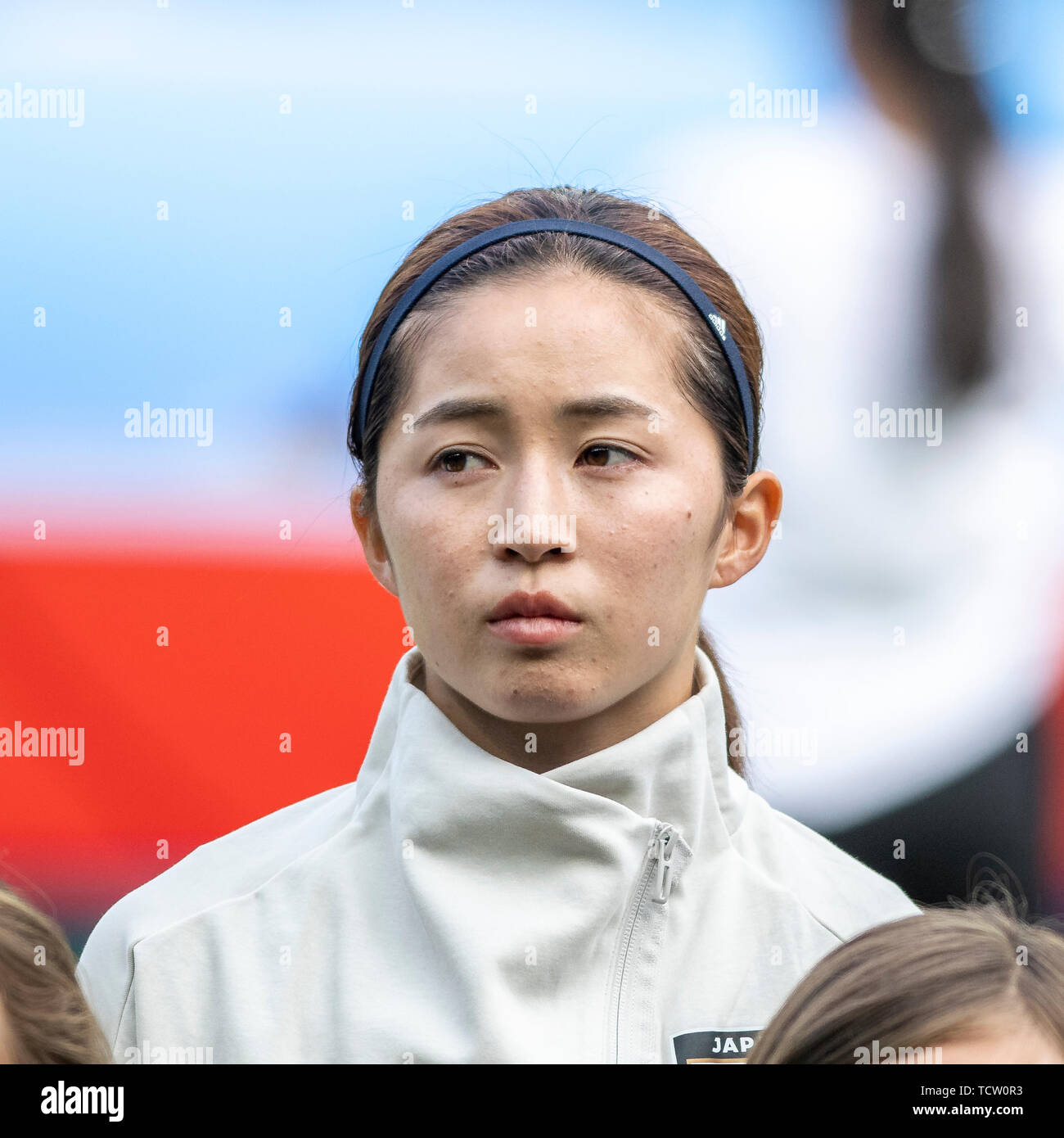 Paris, France. 10th June, 2019.Risa Shimizu of Japan during a match between Argentina and Japan, valid for the 2019 Women&#39;ccer Wor World Cup, held this Monday (10) at the Parc des Princes Stadium in Paris, France. (PhoRichard CallCallis/Fotoarena) Credit: Foto Arena LTDA/Alamy Live News Stock Photo