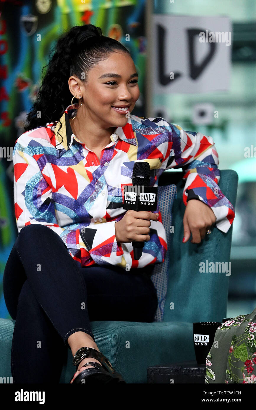 New York, USA. 10 June, 2019. Alexandra Shipp at the BUILD Speaker