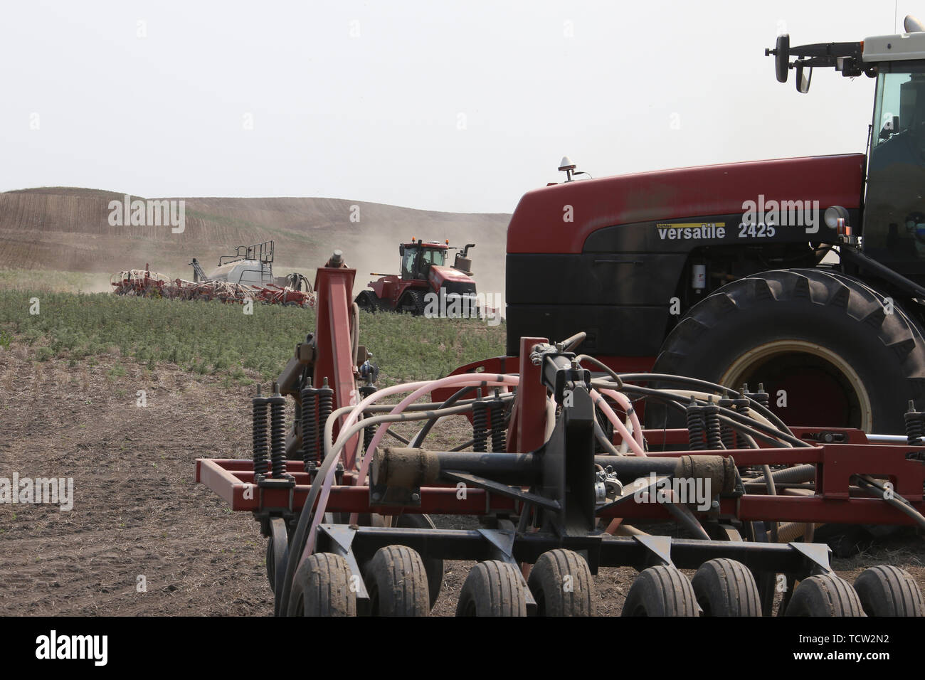 Seeding in Saskatchewan drought conditions Agriculture Canada Stock ...