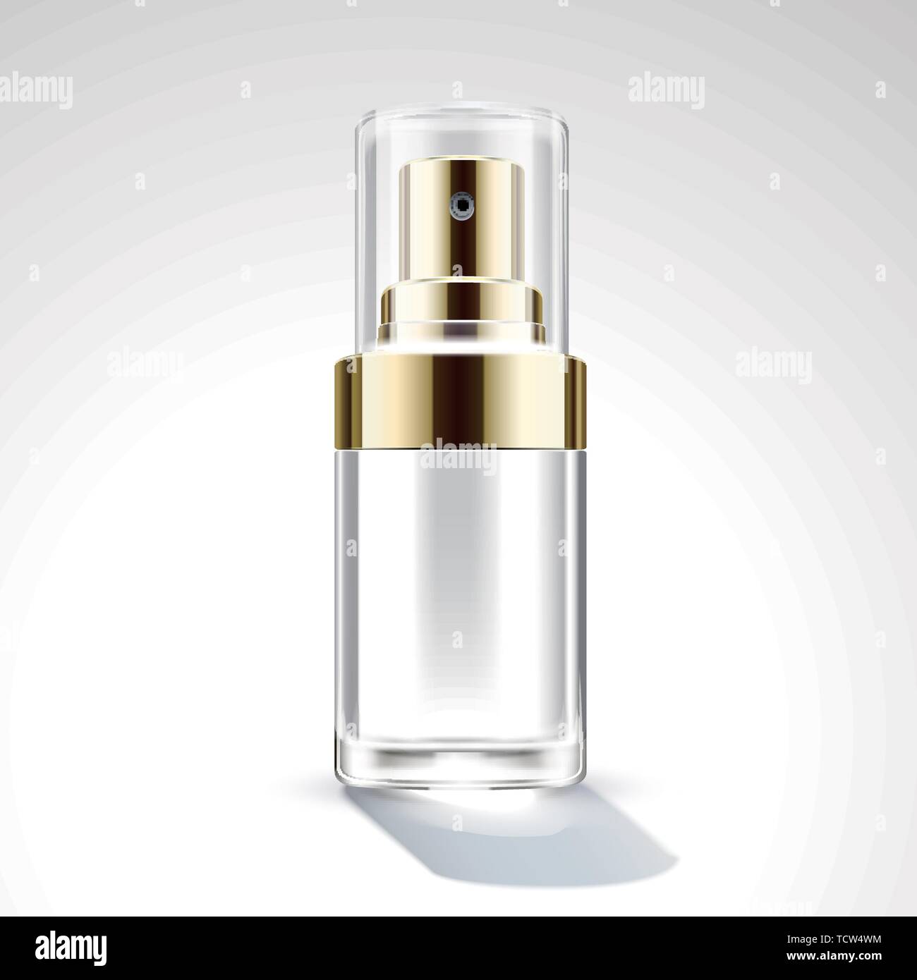 Cosmetic spray bottle package design in 3d illustration Stock Vector ...