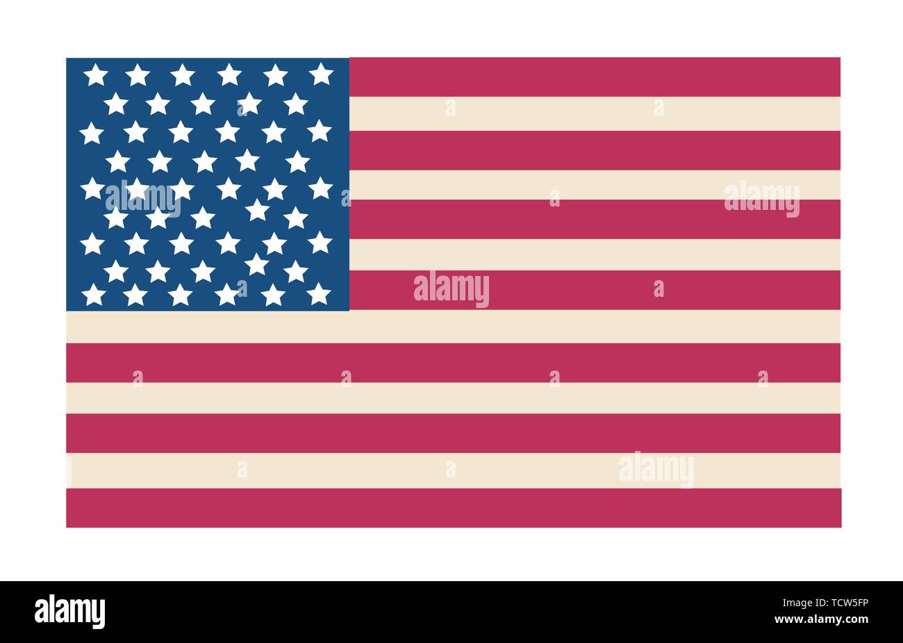 United State Of America flag isolated vector Stock Vector Image & Art ...