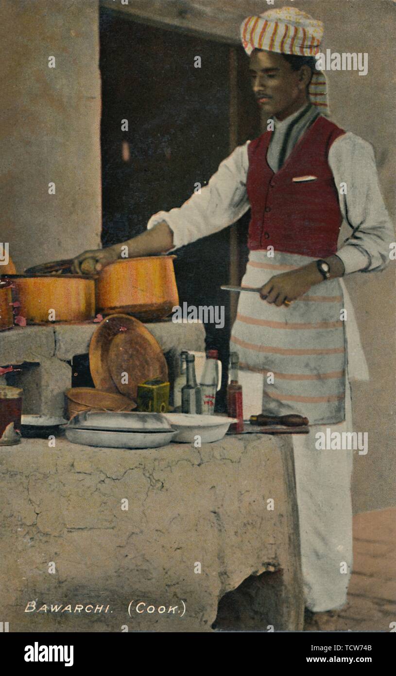 'Bawarchi (Cook)', c1910. Creator: Unknown. Stock Photo