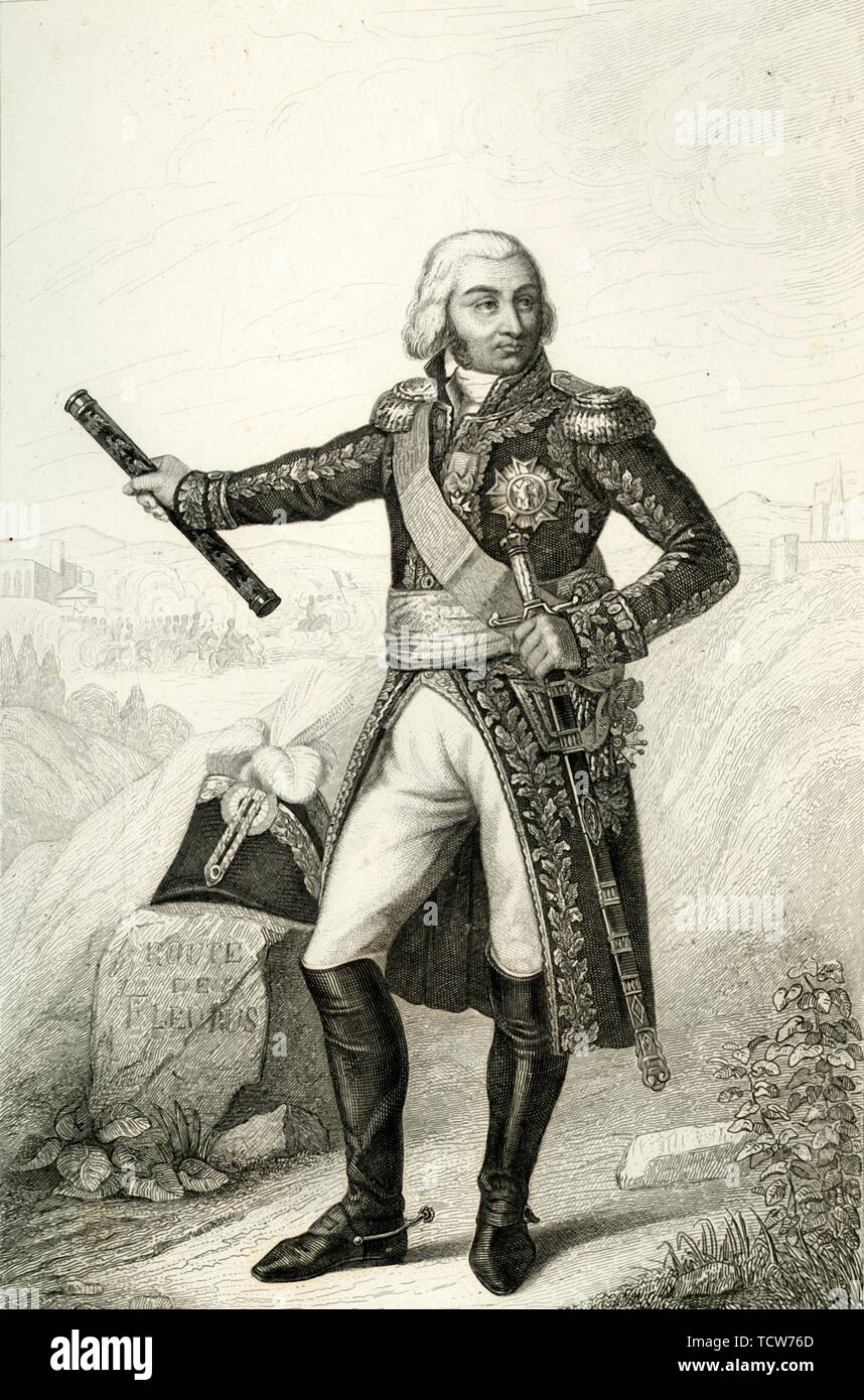 Jean-Baptiste Jourdan, 1804, (1839). Creator: Legris. Stock Photo