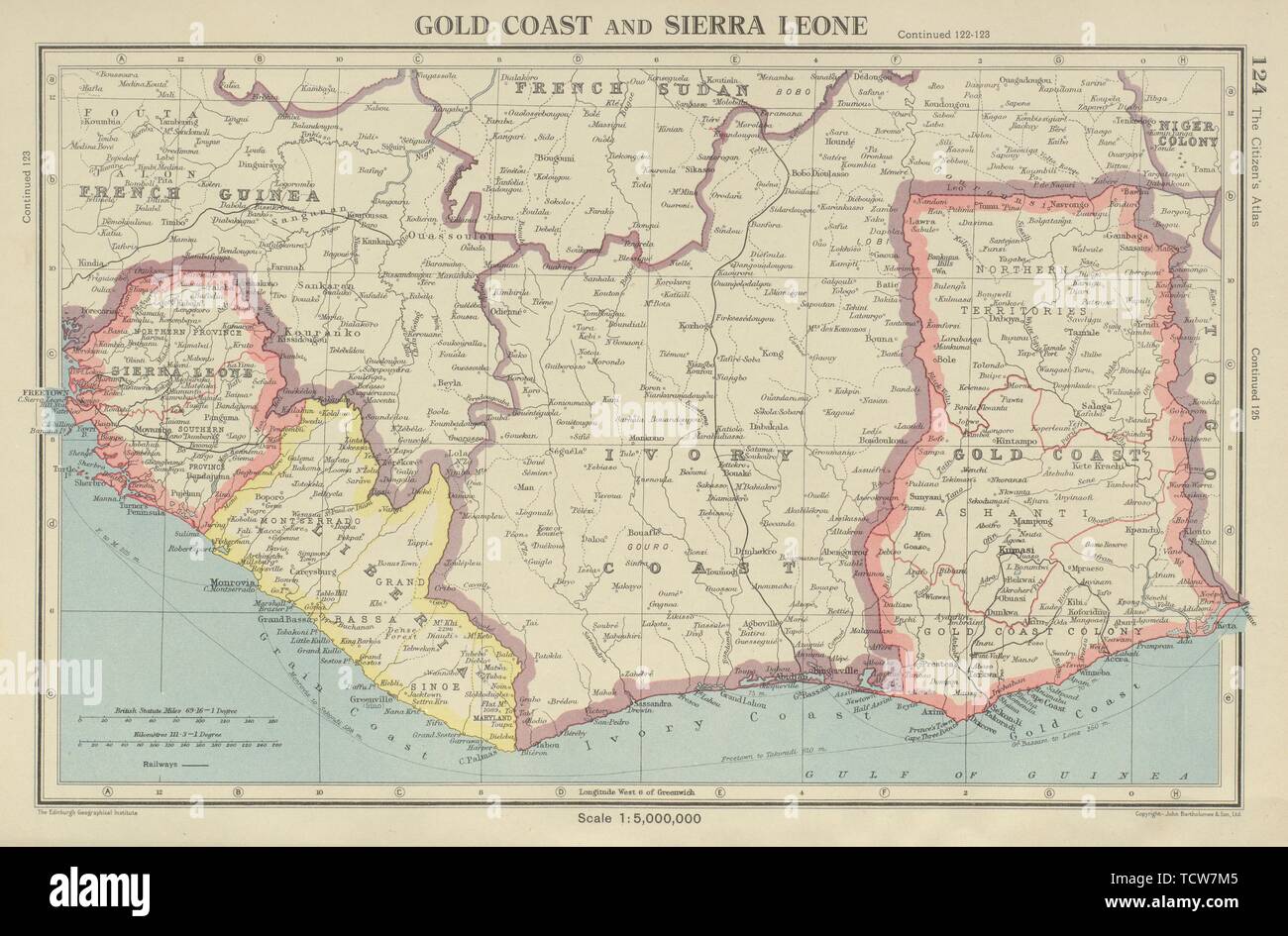 West Africa Gold Coast Ghana Sierra Leone Liberia Ivory Coast
