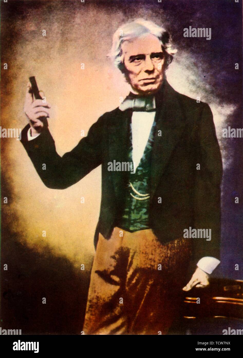 'Michael Faraday', c1857. Creator: Maull & Polyblank. Stock Photo