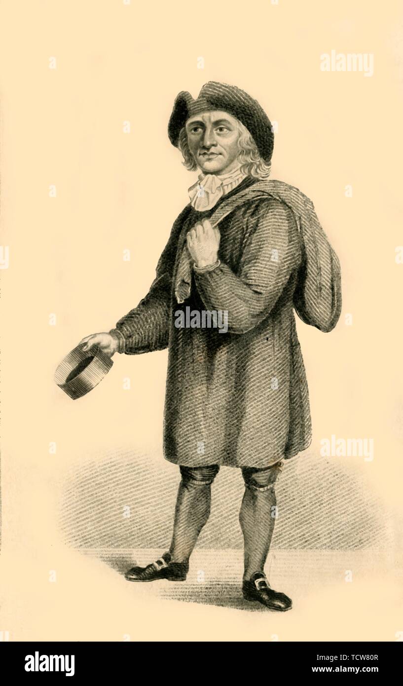 'Thomas Britton, The Musical Small Coal-man', 1821. Creator: R Page. Stock Photo