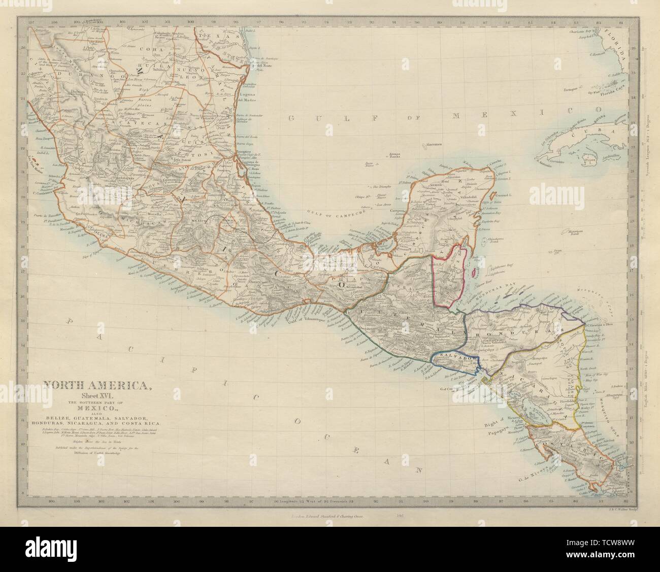 Belize Nelles Map 2018 Central America Yucatan Guatemala 