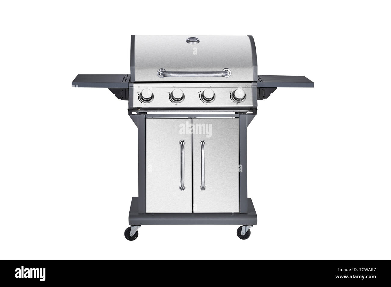 Stainless steel grill Stock Photo Alamy