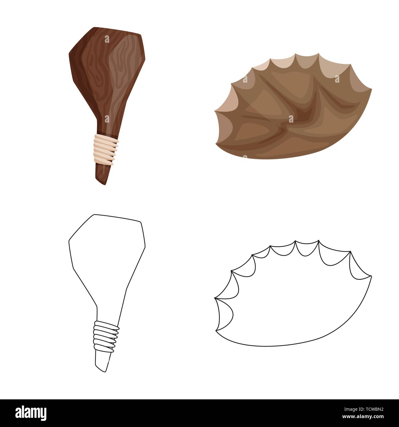 Vector design of evolution and prehistory icon. Set of evolution and ...