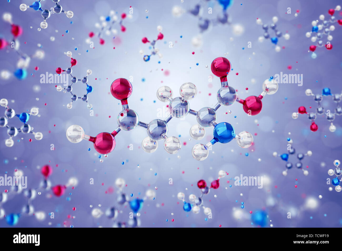 Glutamate - Glutamic Acid Stock Photo - Alamy
