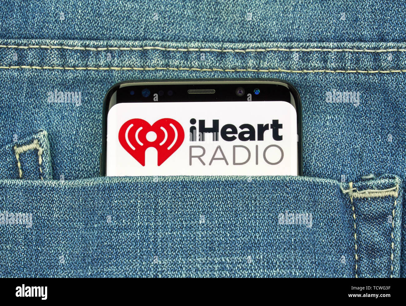 MONTREAL, CANADA - December 23, 2018: iHeartRadio android app and logo on  Samsung s8 screen. iHeartRadio is a free broadcast and internet radio  platfo Stock Photo - Alamy