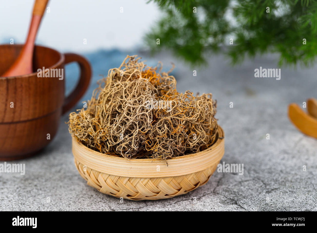 Black snow tea, gold silk tea Stock Photo Alamy