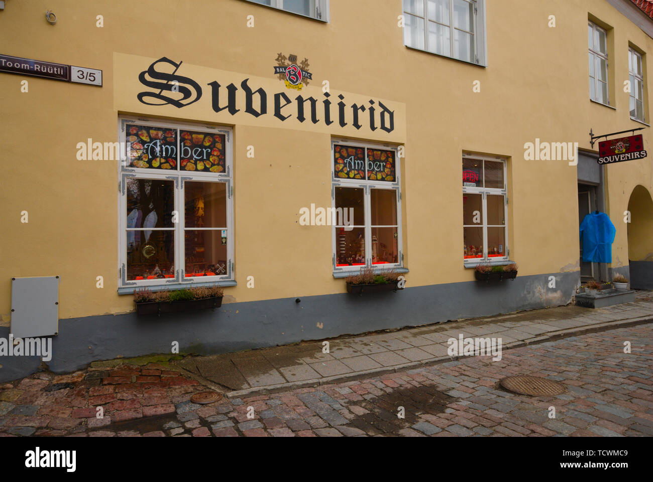 Subeniirid in Tallinn's 'Old Town', Estonia Stock Photo