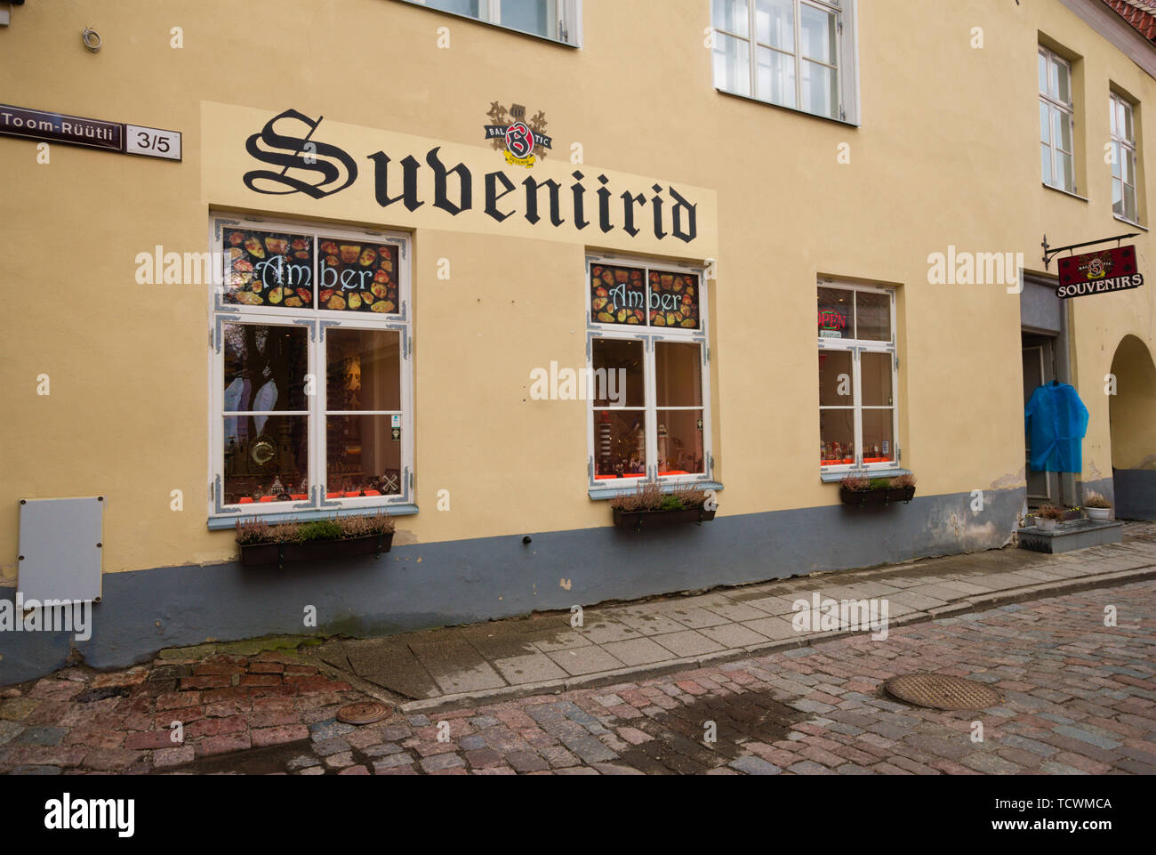 Subeniirid in Tallinn's 'Old Town', Estonia Stock Photo