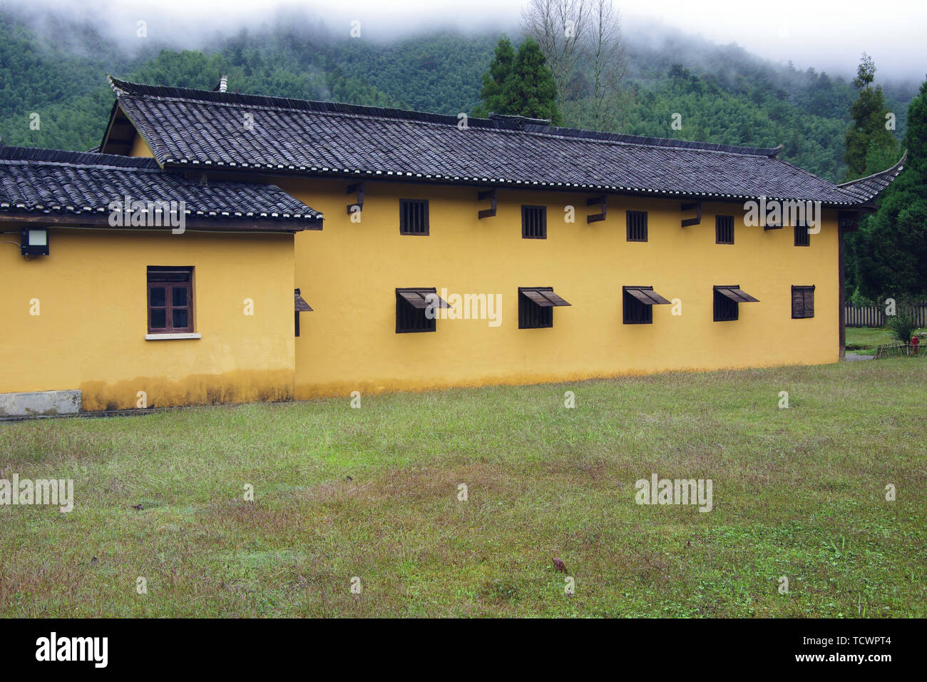 Old residence of Chairman Mao, Dajing, Jinggangshan, Jiangxi Province Stock Photo