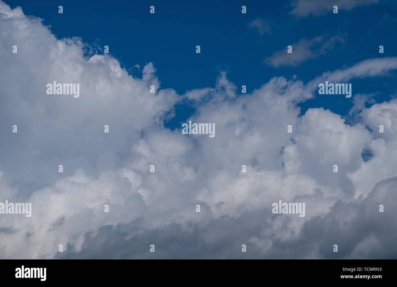 blue sky background with clouds panorama Stock Photo - Alamy