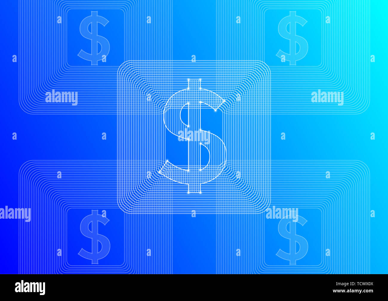 Digital Financial Technology Concept Map Stock Photo - Alamy